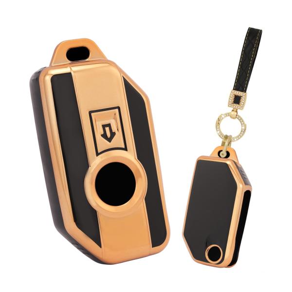 【並行輸入品】 TECART オートバイキーフォブケース BMW TPU カーキーカバー ソフトキー...