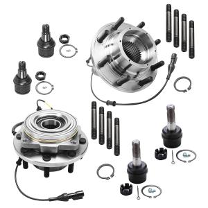 【並行輸入品】 Detroit Axle 4WD Wheel Bearing Hubs Kit for Ford F 250 F 350 S