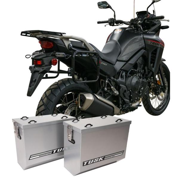 【並行輸入品】 】 TUSK Aluminum Panniers with Pannier Rack...