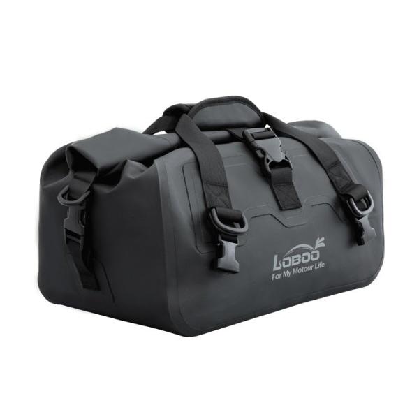 【並行輸入品】 Loboo ヴィンテージオートバイテールバッグ、20L防水サドルバッグ、旅行やツーリ...