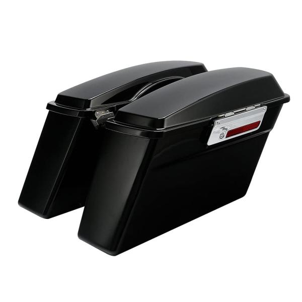 【並行輸入品】 】 MZYPARTS Hard Saddlebags Trunk W/ 6x9 Sp...