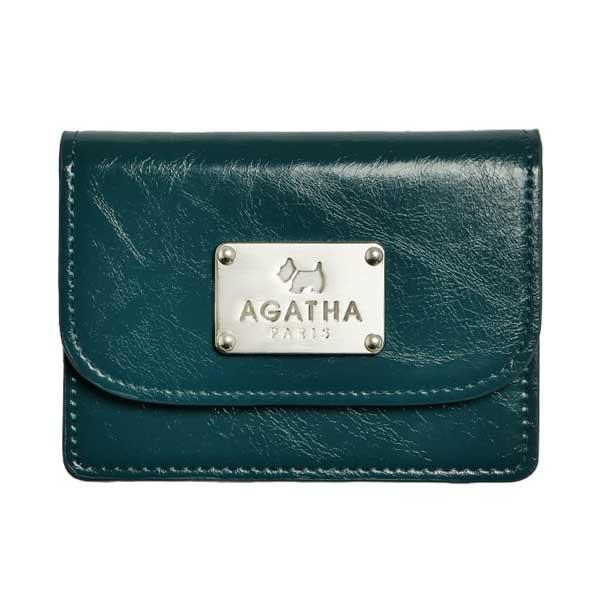 AGATHA(アガタ) AGTB138-002　本革アコーディオンカードミニ財布