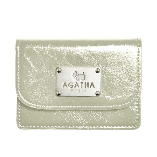 AGATHA(アガタ) AGTB138-002　本革アコーディオンカードミニ財布