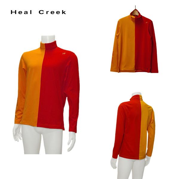 ヒールクリーク Heal Creek メンズ 秋冬 ジョグストレッチ タートルネック長袖シャツ