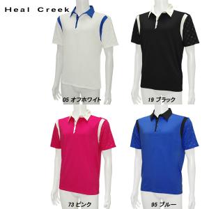 Heal Creek HEAL CREEK ヒールクリーク 半袖ポロシャツ ブルー系