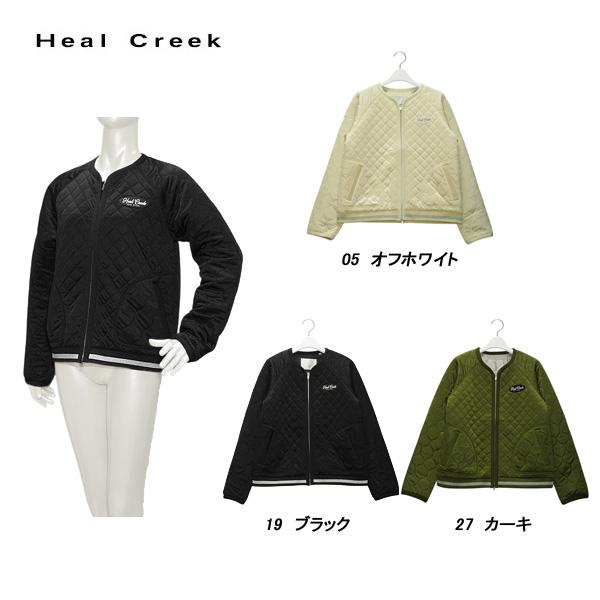 ヒールクリーク Heal Creek レディース 秋冬 中わた キルトジャガードブルゾン