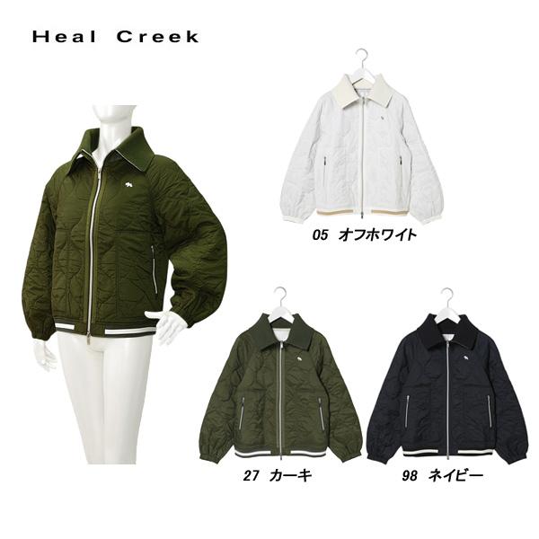 ヒールクリーク Heal Creek レディース 秋冬 撥水 ウェーブキルトブルゾン