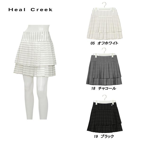 ヒールクリーク Heal Creek レディース 春秋 ドライTRストライプスカート