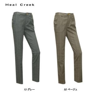 ヒールクリーク Heal Creek レディース 秋冬  グレンチェック パンツ