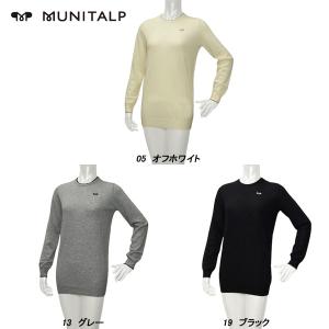 ムニタルプ MUNITALP レディース 秋冬 ウール カシミヤ混 クルーネックセーター｜depot-044