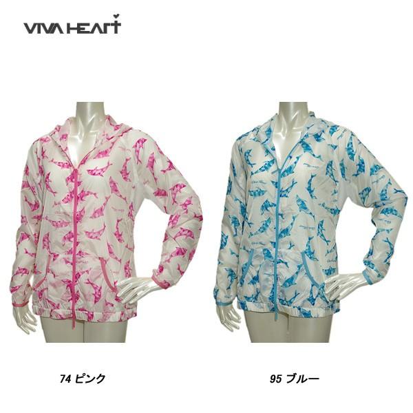 ビバハート VIVA HEART レディース 春夏 撥水 プリント柄 ブルゾン