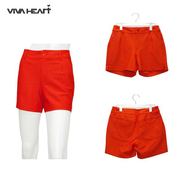 ビバハート VIVA HEART レディース 春夏 吸水速乾  ストレッチ サッカ地ショートパンツ