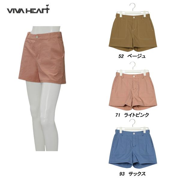 ビバハート VIVA HEART レディース 春夏 マジックウエスト プライムフレックスショートパン...