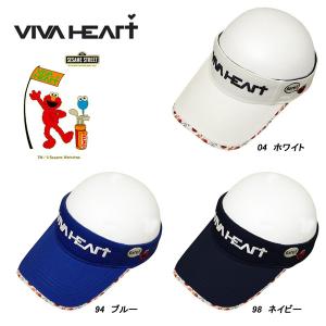 ビバハート VIVA HEART セサミストリートコラボ メンズ 春夏 帽子 ツイルサンバイザー｜depot-044