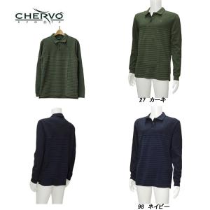 CHERVO（シェルボ） メンズ 秋冬 ストレッチ 保温 ハーフジップ長袖
