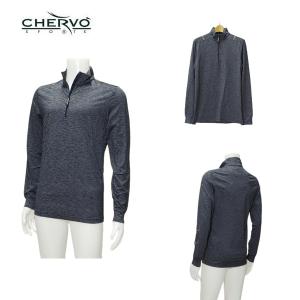 CHERVO/46サイズ/ハーフジップシャツ 裏起毛 保温 撥水 ストレッチ CHERVO/46サイズ/ハーフジップシャツ 裏起毛 保温 撥水