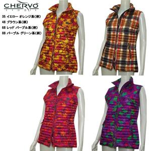 シェルボ CHERVO レディース 撥水性 防シミ性 保温性 ベスト