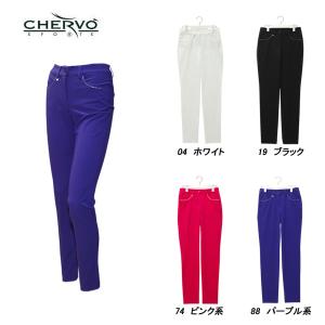 サイズ：42 CHERVO シェルボ  長袖ハーフジップTシャツ  グリーン系 [240101449076] ゴルフウェア レディース ストスト 新品】CHERVO シェルボ 長袖ハーフジップTシャツ カモフラ