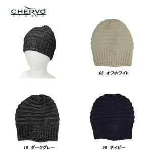 シェルボ CHERVO レディース 秋冬 アルパカ混 ニットキャップ ビーニー｜depot-044