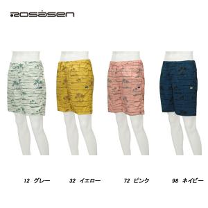 ロサーセン Rosasen メンズ 春夏 吸水速乾 アロハプリント ショートパンツ