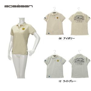 ロサーセン Rosasen レディース 春夏 吸水速乾 ストレッチ マイクロビートベアカノコ 半袖ポロシャツ サイズ40｜DEPOT 044