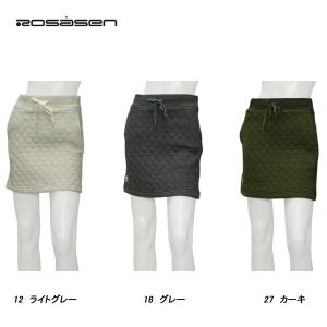 ロサーセン Rosasen レディース 秋冬 キルティング JQスウェットスカート｜depot-044