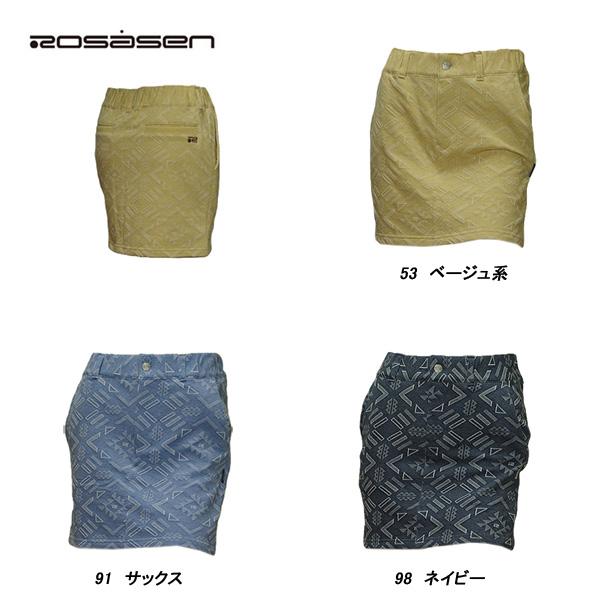 ロサーセン Rosasen レディース 春夏 吸水拡散 ジャガードスカート