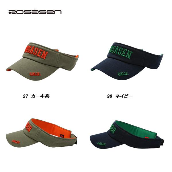 ロサーセン Rosasen レディース 春夏秋 帽子 微起毛ツイルバイザー
