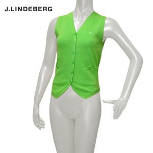 訳あり J.リンドバーグ J.LINDEBERG レディース 春夏 ニットベスト サイズ36(XS)｜depot-044