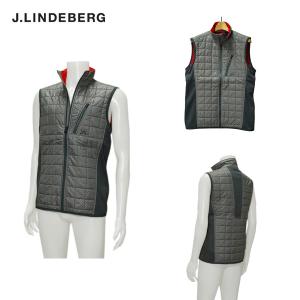 訳あり J.リンドバーグ J.LINDEBERG メンズ 秋冬 中綿 フルジップベスト サイズ44(S)｜depot-044