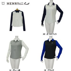 ヘンリークラブ HENRY Club レディース 春夏 吸水速乾 UVカット 透け防止 接触冷感 Cocoty 長袖シャツ