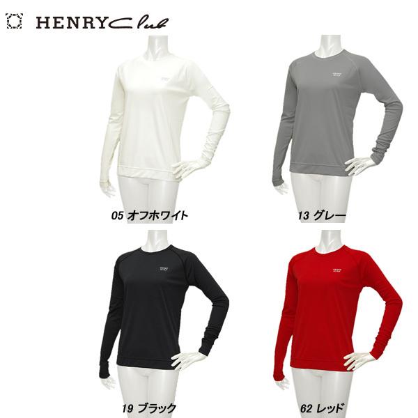 ヘンリークラブ HENRY Club レディース 春夏 吸水 UVカット ストレッチ 長袖シャツ