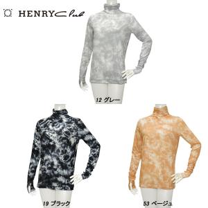 ヘンリークラブ HENRY Club レディース 春夏 吸水速乾 UVカット タイダイプリント 長袖シャツ