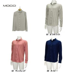 モコ（MOCO）（メンズ）ゴルフウェア 長袖 クルーネックセーター 21