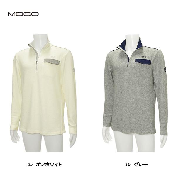 MOCO メンズ 秋冬 サンプル ストレッチ レガラートパイル プルオーバー サイズ50(L) モコ...