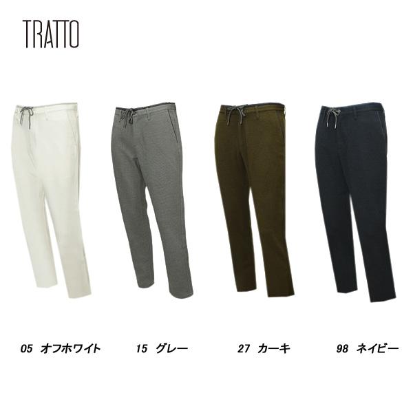 トラット TRATTO メンズ 秋冬 鹿の子ジャージ イージーパンツ