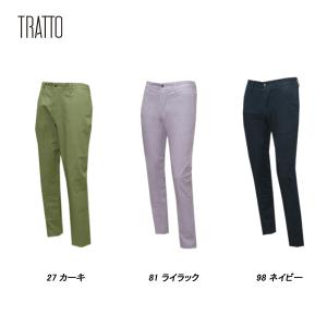 トラット TRATTO メンズ 春夏 ストレッチ ツイル コットンパンツ｜depot-044