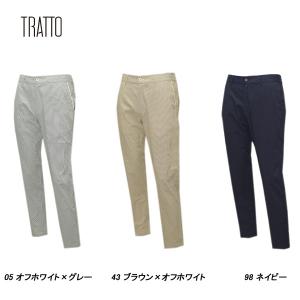 ■ TRATTO トラット ゴルフ ピンタック テーパード イージーパンツ TRATTO トラット TORATTO メンズ ゴルフ ピンタックテーパード
