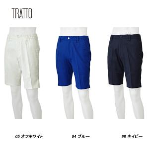 トラット TRATTO メンズ 春夏 UVカット 綿麻オックス ストレッチ ショートパンツ｜depot-044