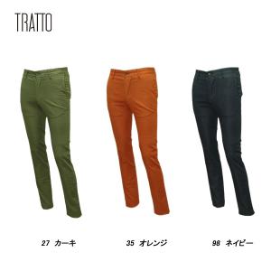 トラット TRATTO メンズ 秋冬 サテンストレッチパンツ｜depot-044