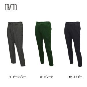 サイズ：76 TRATTO トラット 31-7201410 パンツ シアサッカー 総柄 ネイビー系 [240101416695] ゴルフウェア メンズ ストスト サイズ：76 TRATTO トラット 31-7201410 パンツ シアサッカー 総