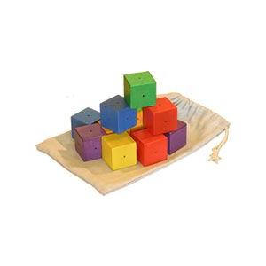 ドイツ製 Gina カラフル ベビーキューブ 積み木 ベビーキューブ ジーナ（ドイツ）｜つみきや〜より良い遊びの環境を！〜