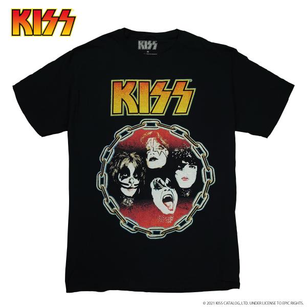 KISS tシャツ カットソー キッス バンドT ロックT メンズ ユニセックス アーティストTシャ...