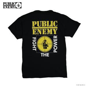 PUBLIC ENEMY パブリックエネミー tシャツ カットソー バンドT ロックT メンズ ユニセックス ラップ ヒップホップ RAP HIPHOP 黒 Tシャツ ST 半袖｜depot-select