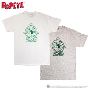 ポパイ POPEYE ロゴ tシャツ カットソー メンズ レディース ユニセックス 大きいサイズ キャラクターTシャツ POPEYE THE SAILORMAN｜depot-select