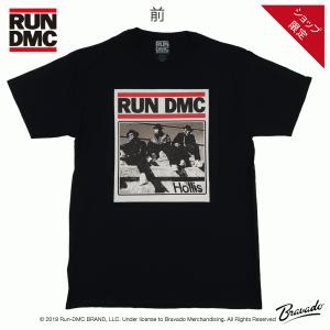 RUN DMC tシャツ カットソー ランディエムシー バンドT ロックT メンズ ユニセックス ロックTシャツ ラップ HIPHOP  黒 Tシャツ RUNDMC HOLLIS｜depot-select