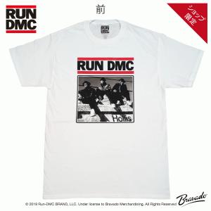 RUN DMC tシャツ カットソー ランディエムシー バンドT ロックT メンズ ユニセックス ロックTシャツ ラップ HIPHOP  白 Tシャツ RUNDMC HOLLIS｜depot-select