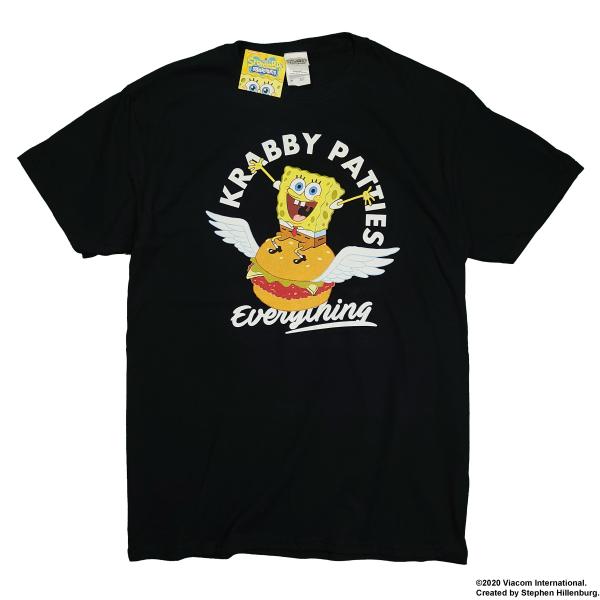 スポンジボブ Tシャツ キャラクター ティシャツ FLYING KRABBYPATTIES ST キ...