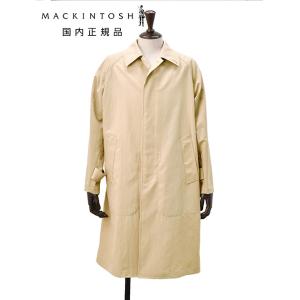 マッキントッシュ MACKINTOSH ステンカラーコート メンズ BELFORD ラグランスリーブ RAINTEC TRAVELER ベージュ パッカブル 国内正規品｜deradera