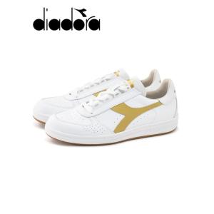 ディアドラ ヘリテージ Diadora Heritage メンズスニーカー B.ELITE H ITALIA SPORT ホワイト×ゴールド テニスシューズ ローカット ブランド｜deradera